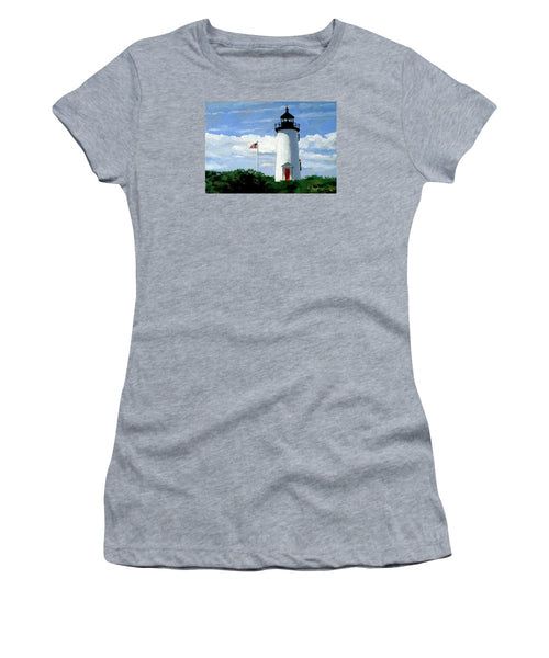 Cape Poge Lighthouse Martha's Vineyard Massachusetts - Women's T-Shirt