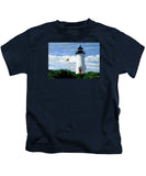 Cape Poge Lighthouse Martha's Vineyard Massachusetts - Kids T-Shirt