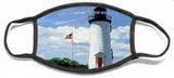 Cape Poge Lighthouse Martha's Vineyard Massachusetts - Face Mask