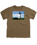 Cape Poge Lighthouse Martha's Vineyard Massachusetts - Youth T-Shirt