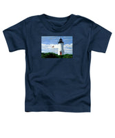 Cape Poge Lighthouse Martha's Vineyard Massachusetts - Toddler T-Shirt