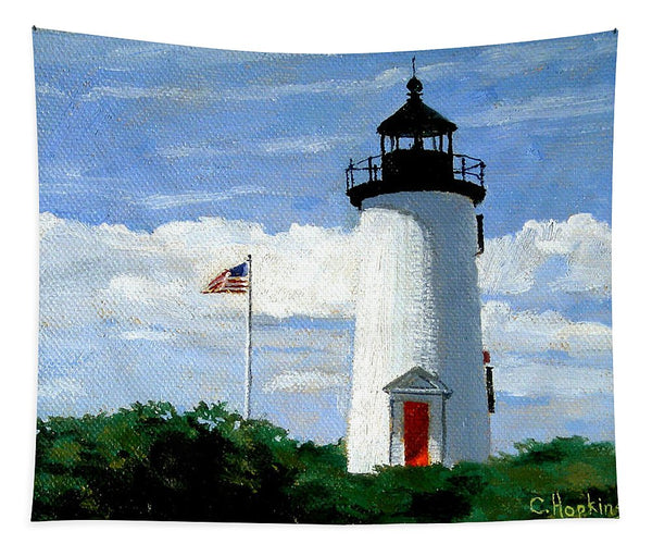 Cape Poge Lighthouse Martha's Vineyard Massachusetts - Tapestry