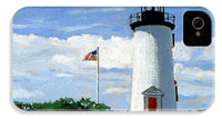 Cape Poge Lighthouse Martha's Vineyard Massachusetts - Phone Case