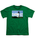 Cape Poge Lighthouse Martha's Vineyard Massachusetts - Youth T-Shirt