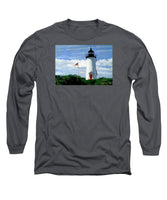 Cape Poge Lighthouse Martha's Vineyard Massachusetts - Long Sleeve T-Shirt