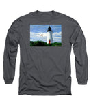 Cape Poge Lighthouse Martha's Vineyard Massachusetts - Long Sleeve T-Shirt