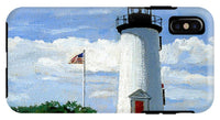 Cape Poge Lighthouse Martha's Vineyard Massachusetts - Phone Case