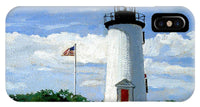 Cape Poge Lighthouse Martha's Vineyard Massachusetts - Phone Case