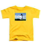 Cape Poge Lighthouse Martha's Vineyard Massachusetts - Toddler T-Shirt