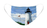 Cape Poge Lighthouse Martha's Vineyard Massachusetts - Face Mask