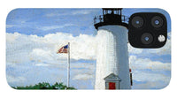 Cape Poge Lighthouse Martha's Vineyard Massachusetts - Phone Case