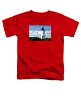 Cape Poge Lighthouse Martha's Vineyard Massachusetts - Toddler T-Shirt