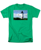 Cape Poge Lighthouse Martha's Vineyard Massachusetts - Men's T-Shirt  (Regular Fit)