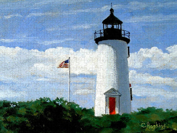 Cape Poge Lighthouse Martha's Vineyard Massachusetts - Puzzle