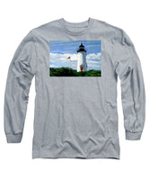 Cape Poge Lighthouse Martha's Vineyard Massachusetts - Long Sleeve T-Shirt