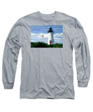 Cape Poge Lighthouse Martha's Vineyard Massachusetts - Long Sleeve T-Shirt