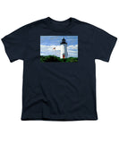 Cape Poge Lighthouse Martha's Vineyard Massachusetts - Youth T-Shirt