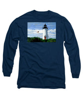 Cape Poge Lighthouse Martha's Vineyard Massachusetts - Long Sleeve T-Shirt