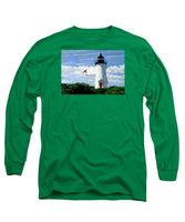 Cape Poge Lighthouse Martha's Vineyard Massachusetts - Long Sleeve T-Shirt