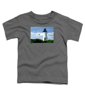 Cape Poge Lighthouse Martha's Vineyard Massachusetts - Toddler T-Shirt