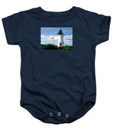 Cape Poge Lighthouse Martha's Vineyard Massachusetts - Baby Onesie