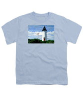 Cape Poge Lighthouse Martha's Vineyard Massachusetts - Youth T-Shirt