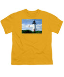 Cape Poge Lighthouse Martha's Vineyard Massachusetts - Youth T-Shirt