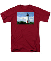 Cape Poge Lighthouse Martha's Vineyard Massachusetts - Men's T-Shirt  (Regular Fit)