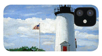 Cape Poge Lighthouse Martha's Vineyard Massachusetts - Phone Case