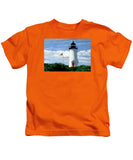 Cape Poge Lighthouse Martha's Vineyard Massachusetts - Kids T-Shirt