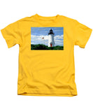 Cape Poge Lighthouse Martha's Vineyard Massachusetts - Kids T-Shirt