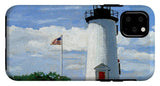 Cape Poge Lighthouse Martha's Vineyard Massachusetts - Phone Case