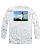 Cape Poge Lighthouse Martha's Vineyard Massachusetts - Long Sleeve T-Shirt