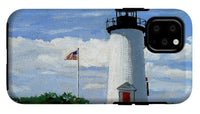 Cape Poge Lighthouse Martha's Vineyard Massachusetts - Phone Case