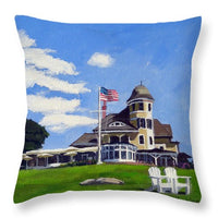 Castle Hill Inn Newport Rhode Island - Throw Pillow