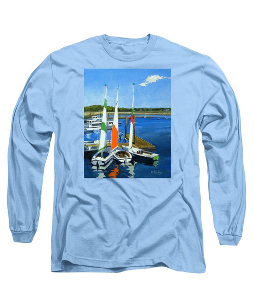 Chatham Harbor Boats Chatham Cape Cod Massachusetts - Long Sleeve T-Shirt