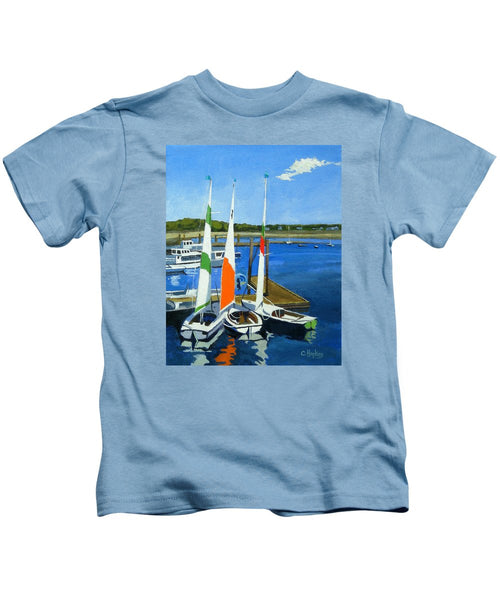 Chatham Harbor Boats Chatham Cape Cod Massachusetts - Kids T-Shirt