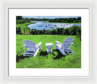 Chatham Harbor Massachusetts - Framed Print