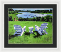 Chatham Harbor Massachusetts - Framed Print