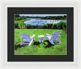 Chatham Harbor Massachusetts - Framed Print