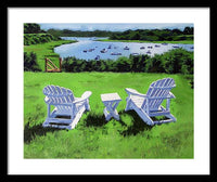 Chatham Harbor Massachusetts - Framed Print