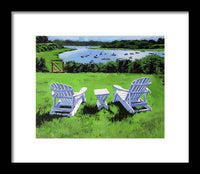 Chatham Harbor Massachusetts - Framed Print