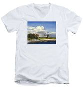 Cliff Walk Newport Rhode Island - Men's V-Neck T-Shirt