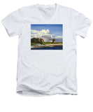 Cliff Walk Newport Rhode Island - Men's V-Neck T-Shirt