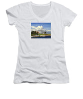 Cliff Walk Newport Rhode Island - Women's V-Neck