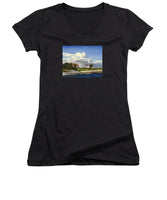 Cliff Walk Newport Rhode Island - Women's V-Neck