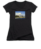 Cliff Walk Newport Rhode Island - Women's V-Neck