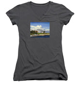 Cliff Walk Newport Rhode Island - Women's V-Neck