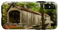 Comstock Covered Bridge East Hamptom Connecticut - Phone Case