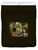 Comstock Covered Bridge East Hamptom Connecticut - Duvet Cover